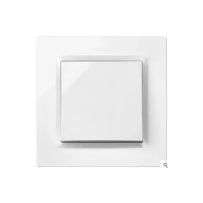 Pulsador Simon con Embellecedor blanco